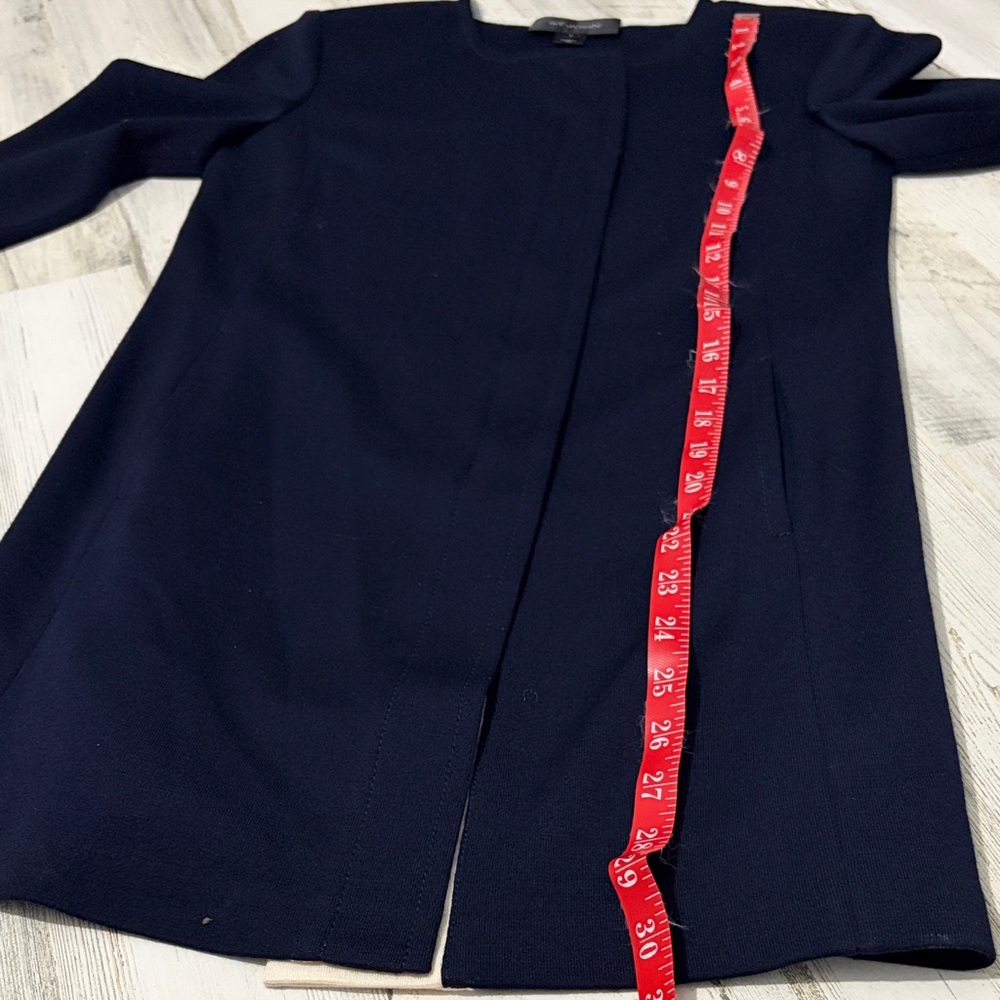 St John Navy Wool Blend Jacket Size 2 - Picture 11 of 11